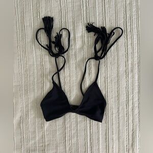 ACACIA swimwear black bikini top